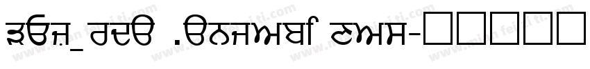 Roz Urdu Punjabi Nas字体转换